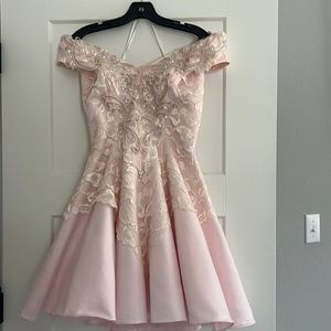 Formal cocktail length dress